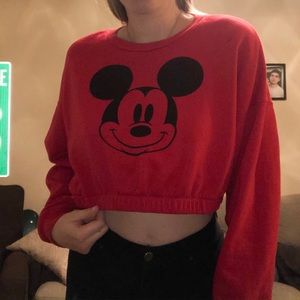 Mickey Mouse Scrunch Crewneck